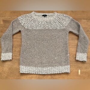 Fate Women's Knit Sweater - Brown and Cream (Size Small)